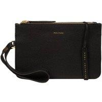Pure Luxuries London Women's 'Eleanor' Leather Clutch Bag in Black