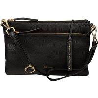 Pure Luxuries London Women's 'Estelle' Leather Clutch & Cross Body Bag in Black