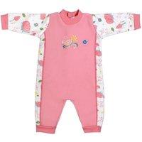 Splash About Warm In One Baby Wetsuit - Forest Walk in Light Pink | Size: 6-12 m