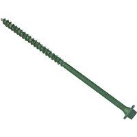 Forgefix Hexagonal/Torx Compatible Timber T30 Screws Green 7X250Mm Tub 40