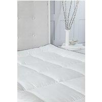 Snug City 5cm Thick Microfibre Soft Touch 2 Inch Mattress Topper in White | Size: Super King