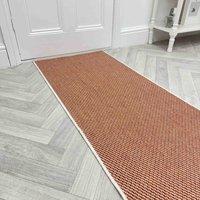 runrug Carpet Runner Rug - Indoor/Outdoor, Reversible, 2mm - 'Coastal' in Terracotta | Size: 60 cm x 150 cm