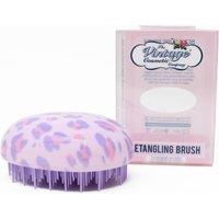 The Vintage Cosmetic Company Detangling Wet Dry Brush Lilac Leopard