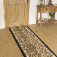 runrug Hallway Carpet Runner Rug - Soft & Comfy, 9mm - 'Leopard' in White | Size: 70 cm x 210 cm