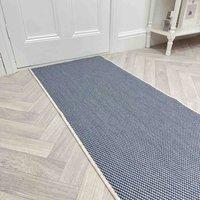 runrug Carpet Runner Rug - Indoor/Outdoor, Reversible, 2mm - 'Coastal' in Blue | Size: 60 cm x 240 cm