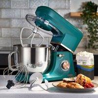 Cooks Professional Stand Mixer 1200W with 6 Speeds, Pulse Function, 7L Mixing Bowl in Teal