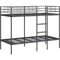 Berkfield Home Bunk Bed without Mattress Black 100x190 cm Steel