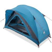 Berkfield Home Camping Tent 1-Person Blue Waterproof