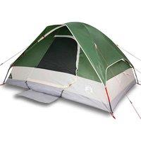 Berkfield Home Camping Tent Dome 2-Person Green Waterproof