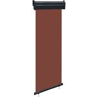 Berkfield Home Balcony Side Awning 65x250 cm Brown