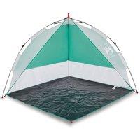 Berkfield Home Beach Tent Sea Green Quick Release Waterproof