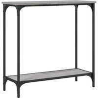 Berkfield Home Console Table Grey Sonoma 75x30.5x75 cm Engineered Wood