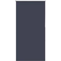 Berkfield Home Roller Blind Blackout Marine 80x175 cm Fabric Width 75.7 cm Polyester in Dark Navy