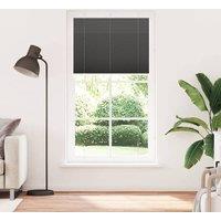 Berkfield Home Pleated Blind Black 105x200 cm Fabric Width 104.4 cm Polyester