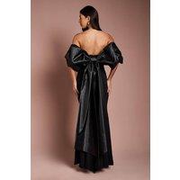 Coast Women's Oversized Bow Shawl in Black
