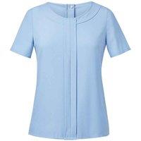 Brook Taverner Women's Verona Short-Sleeved Top in Blue | Size: 16