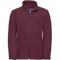 Jerzees Schoolwear Jerzees Schoolgear Full Zip Outdoor Fleece Jacket in Burgundy | Size: 11-12 Years