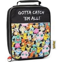 Pokemon Zip Lunch Bag | Unisex Kids Black | Official Merch