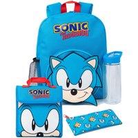 Sonic the Hedgehog 4 Piece Backpack Set | Unisex Kids Blue