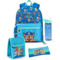 Paw Patrol 4 Piece Backpack Set | Unisex Kids Blue | Official Merch