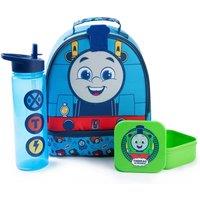 Thomas & Friends Lunch Bag Bottle & Snack Pot | Unisex Kids Blue