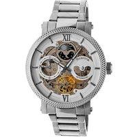 Heritor Automatic Men's Aries Skeleton Dial Bracelet Watch in White