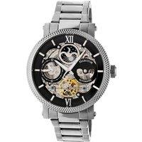 Heritor Automatic Men's Aries Skeleton Dial Bracelet Watch in Silver