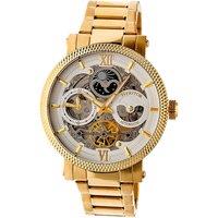 Heritor Automatic Men's Aries Skeleton Dial Bracelet Watch in Gold
