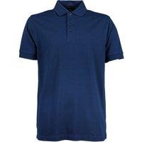 TEE JAYS Men's Luxury Stretch Short Sleeve Polo Shirt in Indigo | Size: Small
