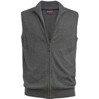 Brook Taverner Men's Lincoln Cotton Blend Knitted Gilet in Navy | Size: XL