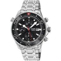 Gevril Men's Hudson Yards Chronograph Swiss Automatic ETA Valjoux 7750 Watch in Silver