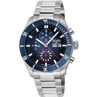 Gevril Men's Yorkville Chronograph, Swiss Automatic Diver, Blue Dial, Unidirectional Rotating bezel Bezel, Stainless Steel, Sapphire Crystal, & 20