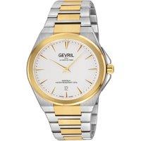 Gevril 49904B Men's Montauk Swiss Quartz Watch in Silver