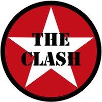 The Clash Back Patch Star Logo new Official Red