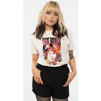 Doors Jim Face Fire T-Shirt in Natural | Size: 2XL
