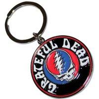 Grateful Dead Steal Your Face Logo Keychain in Black
