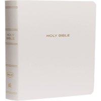 Thomas Nelson NKJV, Gift & Award Bible, Leather-Look, White, Red Letter