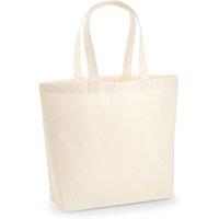 Westford Mill Men's Premium Cotton Maxi Tote Bag Pack of 2 in Natural
