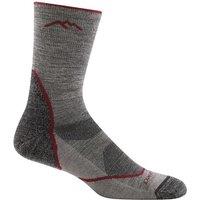 Darn Tough Vermont Men's Merino Wool Crew Lightweight Anti Blister Hiking Socks in Light Grey | Size: Medium