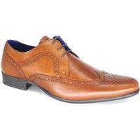 Thomas Crick Men's Leather Lace Up Brogues in Tan | Size: 11