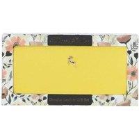 Ashwood Leather Women's 8 Card Zip Around RFID Protected Large Leather Purse in Yellow