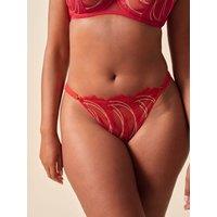 Gossard Women's VIP Etoile Thong - Red | Size: Medium