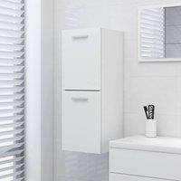 Berkfield Home Bathroom Cabinet White 30x30x80 cm Engineered Wood | Size: 30 x 30 x 80 cm