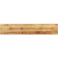 Berkfield Home Table Top 140x30x2.5 cm Rectangular Solid Wood Rough Mango in Brown