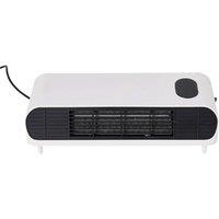 H&O Direct 1000/2000W PTC Electric Heater in White