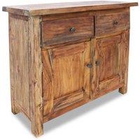 Berkfield Home Sideboard Solid Reclaimed Wood 75x30x65 cm in Brown | Size: 75 x 30 x 65 cm