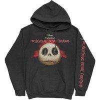 Nightmare Before Christmas Jack Skull Eyes Hoodie in Black | Size: Small