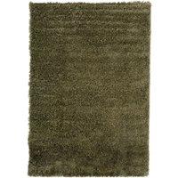 Kukoon Soft Fluffy Thick Pile Shaggy Area Rug, Living Room Bedroom Carpet Runner in Olive | Size: 160 cm x 230 cm