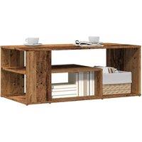 Berkfield Home Coffee Table Old Wood 100x50x40 cm Engineered Wood in Brown | Size: 100 x 50 x 40 cm