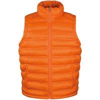 Result Men's Ice Bird Padded Bodywarmer Gilet Jacket in Orange | Size: Large